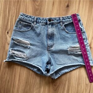 Billabong How About That Denim Womens High Rise Shorts 4.5 inseam size US31